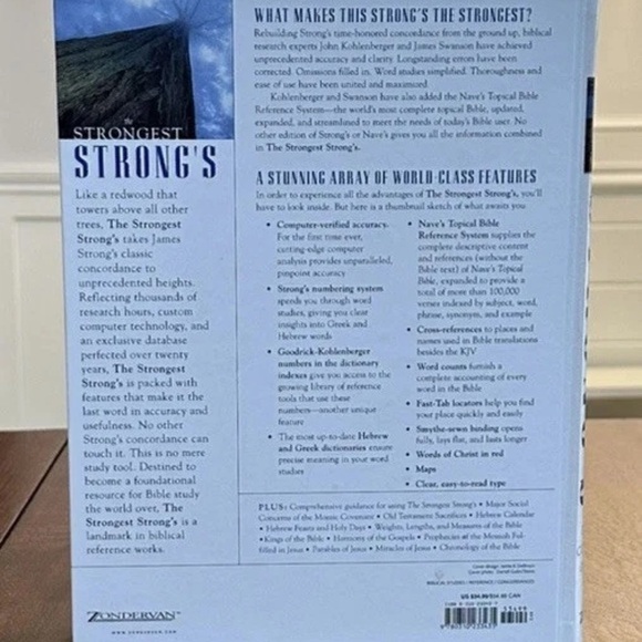 The Strongest Strong's Exhaustive Concordance Of The Bible by James Strong - Picture 8 of 16